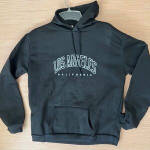 Black Los Angeles Hoodie new fits like a small medium